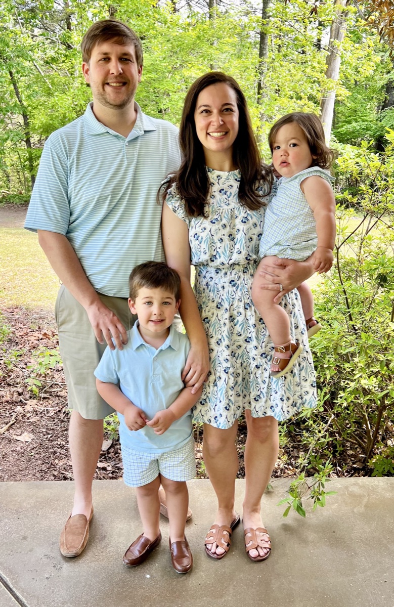 Nicole with her family